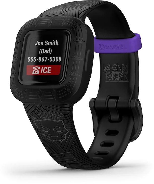 Умные часы Garmin Vivofit jr. 3 Marvel 010-02441-10, черный