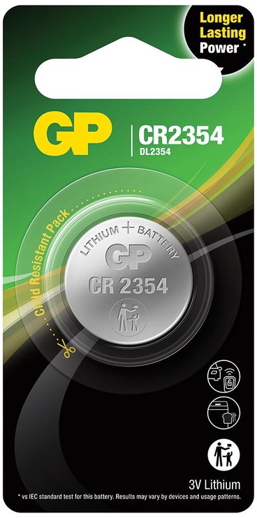 Baterijas GP GPPBL2354001, CR2354, 3 V, 1 gab.