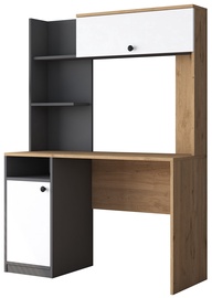 Стол Kalune Design HA107 2584, ореховый/антрацитовый