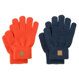 Перчатки, для мальчиков Cool Club CAB2732294-00 7428646, oранжевый/темно-синий, 92/110