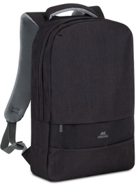 Portatīvā datora mugursoma Rivacase Prater 7562BLACK, melna, 15.6"
