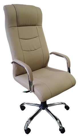Офисный стул MN RF570A, 53 x 50 x 132 см, бежевый