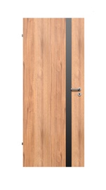 Полотно межкомнатной двери Drzwi Nowotarski Loretto, левосторонняя, бельгийский дуб, 203.5 x 84.4 x 4.5 см