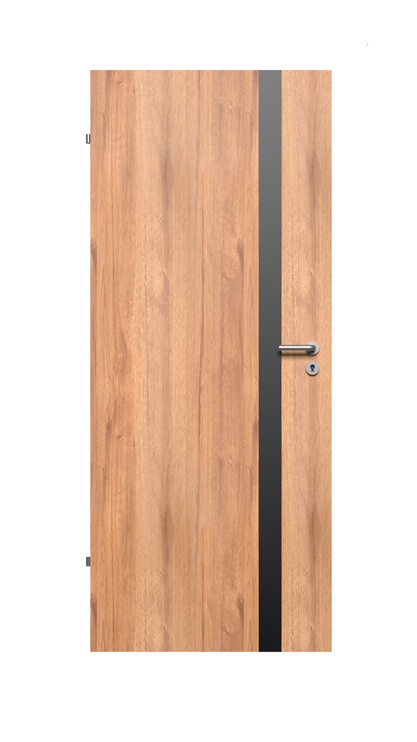 Полотно межкомнатной двери Domoletti Loretto, левосторонняя, бельгийский дуб, 203.5 x 84.4 x 4.5 см