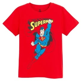 T-krekls pavasaris/vasara, zēniem Cool Club Superman LCB2811806, sarkana, 116 сm