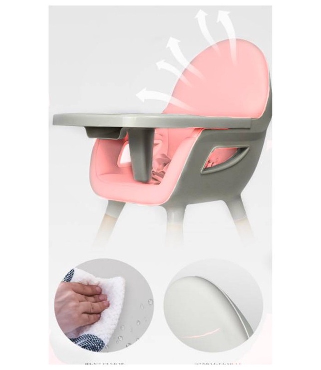 Стульчик для кормления Highchair, розовый