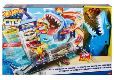 Autotrase Hot Wheels City Attacking Shark Escape HDP06