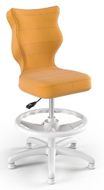 Bērnu krēsls Petit VT35 Size 3 HC+F, balta/dzeltena, 55 cm x 76.5 - 89.5 cm