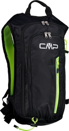 Туристический рюкзак CMP Grand Rapids, черный/зеленый, 9 л