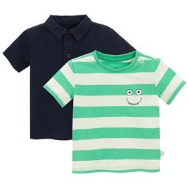 T krekls ar īsām piedurknēm pavasaris/vasara, zēniem/mazuļiem Cool Club CCB2800870-00, zaļa/tumši zila, 80 cm, 2 gab.