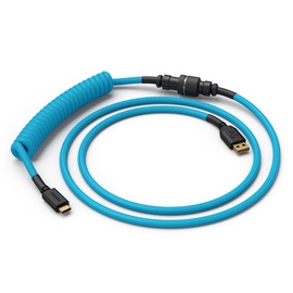 Kabelis Glorious GLO-CBL-COIL-EB USB Type-C, USB, 1.37 m, mėlyna
