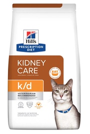 Kuiv kassitoit Hill's Prescription Diet Kidney Care k/d with Chicken, kanaliha, 3 kg