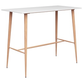 Барный стол VLX, белый, 120 см x 60 см x 105 см