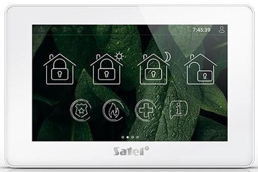 Пульт управления сигнализации Satel INT-TSH2-W, Capacitive Touchscreen, белый