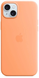 Telefono dėklas Apple Silicone Case with MagSafe, iPhone 15, oranžinė