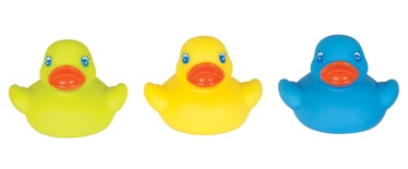 Žaislinis gyvūnas Playgro Bright Baby Duckies, įvairių spalvų, 3 vnt.