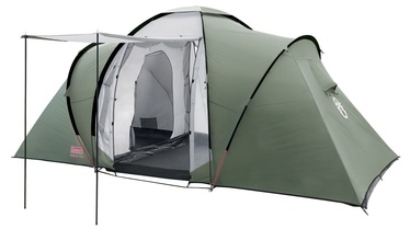 Četrvietīga telts Coleman, zaļa/pelēka