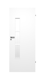 Полотно межкомнатной двери Domoletti Merida, правосторонняя, белый, 203.5 x 74.4 x 4 см
