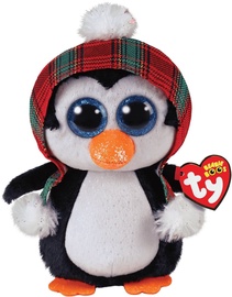 Mīkstā rotaļlieta TY Christmas Penguin Cheer, daudzkrāsains, 15 cm