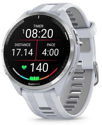 Viedais pulkstenis Garmin Forerunner 965, balta
