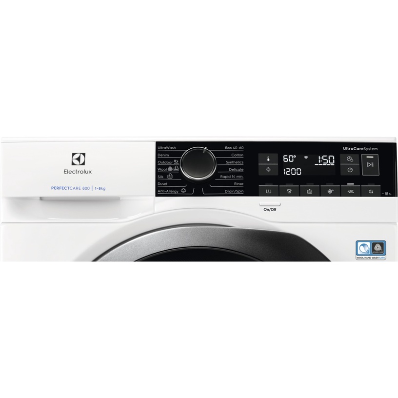 Pesumasin Electrolux 800 seeria „UltraCare“ EW8F228S, 8 kg, valge