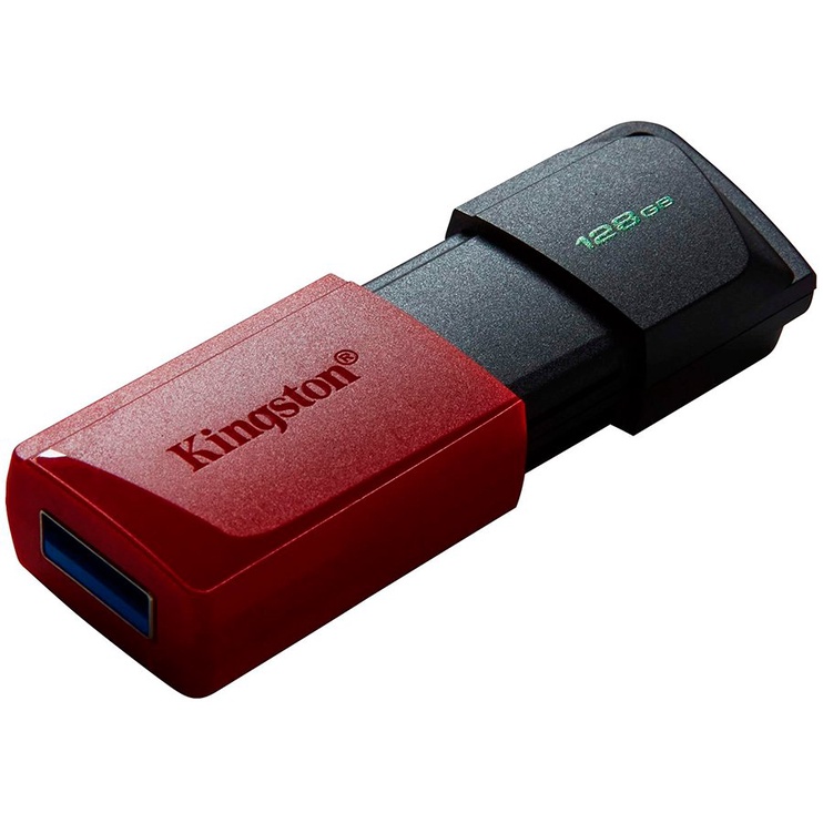 USB zibatmiņa Kingston Exodia M, melna/sarkana, 128 GB