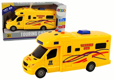 Bērnu rotaļu mašīnīte Lean Toys Touring Car 13619, dzeltena