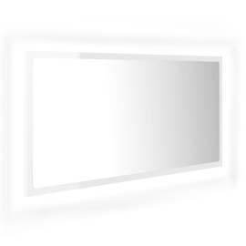 Зеркало VLX LED High Gloss, с освещением, подвесной, 90 см x 37 см