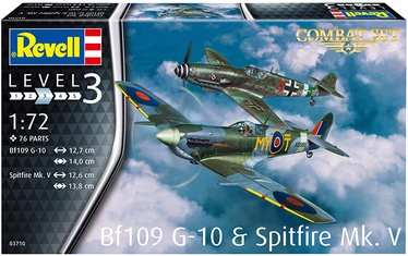 Konstruktor Revell Combat Set BF109G-10 & Spitf ire MK V 03710, plastik