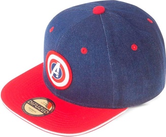 Cepure Difuzed Marvel Avengers Game Snapback Cap, zila/sarkana
