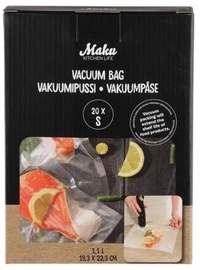 Vakuumavimo maišeliai Maku S Size, 22.3 cm x 19.3 cm, 20 vnt.