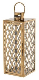 Küünlahoidja 4Living Shine, klaas/roostevaba teras, 46 cm, kuldne