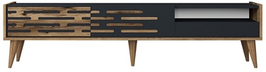 TV-laud Kalune Design Valensiya, antratsiit/pähklipuu, 180 cm x 45 cm x 35 cm