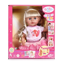 Кукла - маленький ребенок Baby Born Sister Play & Style 833018, 43 см