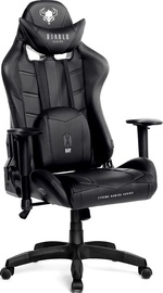 Spēļu krēsls Diablo X-Ray 2.0, 59.5 x 58 x 123 - 130 cm, melna/pelēka