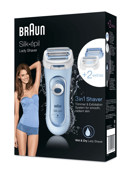 Sieviešu skuveklis Braun Silk Epil LS 5160 WD, zila