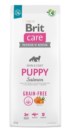 Sausā suņu barība Brit Care Puppy Salmon, lasis, 12 kg