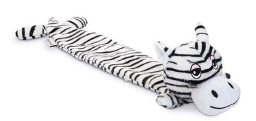 Rotaļlieta sunim Beeztees Zebra, balta/melna