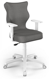Bērnu krēsls Duo White MT33 Size 5, 40 x 40 x 86 - 99 cm, balta/tumši pelēka