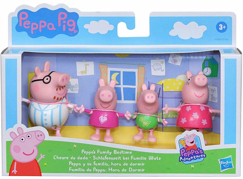 Комплект Hasbro Peppa Pig Peppa's Family Bedtime F21925X0, 4 шт.