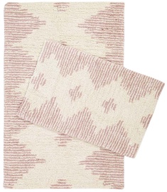 Vannasistabas paklājiņu komplekts Foutastic Mistic 396RYH2396, rozā, 60 cm x 90 cm