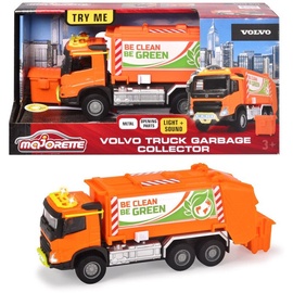 Rotaļlietu smagā tehnika Simba Volvo Truck Garbage Collector 213743000, oranža