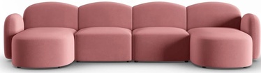 Diivan Micadoni Home Blair Panoramic, roosa, 350 x 155 cm x 80 cm