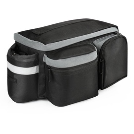 Рюкзак Wozy 3BK Traveler Bicycle Rear Trunk 10123446, полиэстер, черный