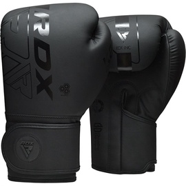 Боксерские перчатки RDX F6 Matte BGR-F6MB-16OZ, черный, 16 oz