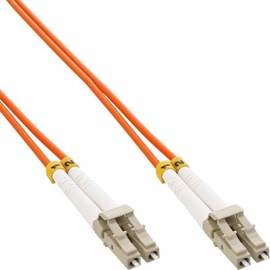 Tinklo kabelis InLine LC - LC 50/125µm OM2 LC, LC, 15 m, oranžinė