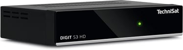 Digitaalne vastuvõtja TechniSat DIGIT S3 HD DVR, 18 cm x 13 cm x 4.4 cm, must