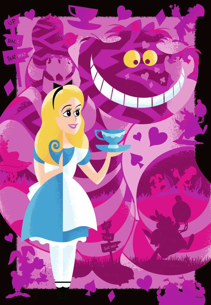 Dėlionė Ravensburger Disney 100 Alice 13374, 39 cm x 27 cm