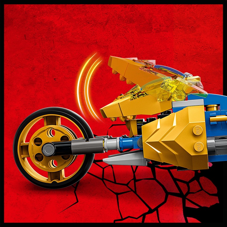 Konstruktor LEGO® NINJAGO® Jay kuldne draakonimootorratas 71768, 137 gab.