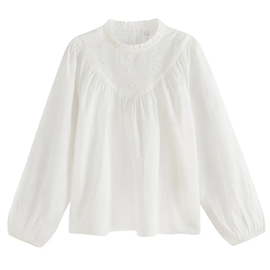 Krekls ar garām piedurknēm, meitenēm Cool Club CCG2720120, balta, 146 cm